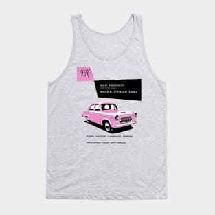 FORD PREFECT - PARTS LIST - book cover Tank Top